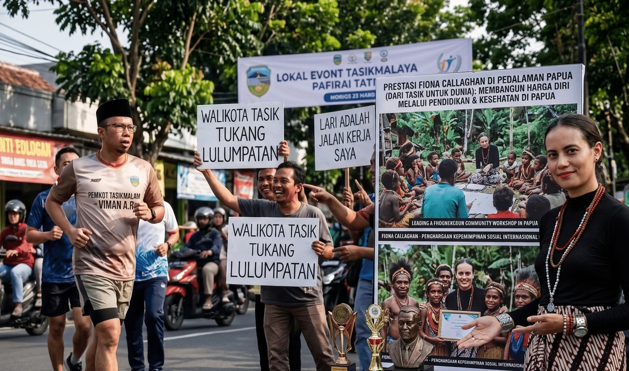 pelari kalcer dan wanita tanggung